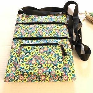 NWT quilted Crossbody floral bag